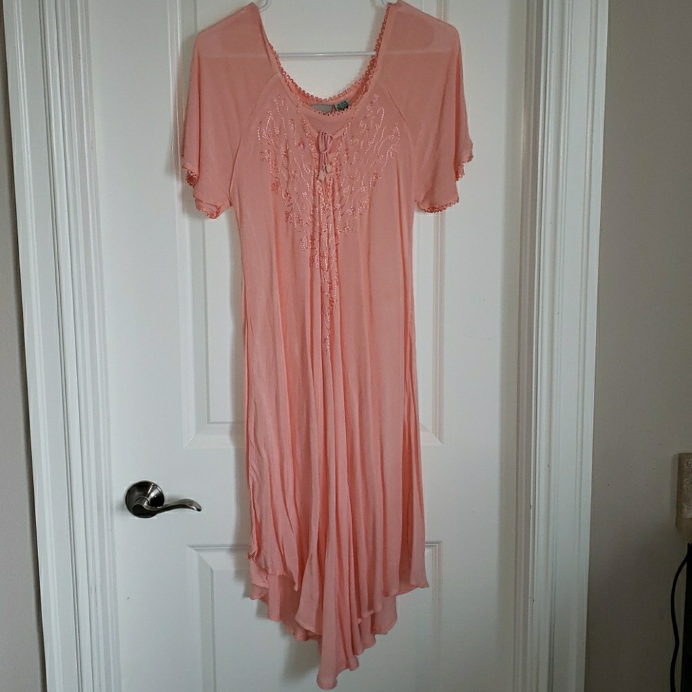 Salmon dress